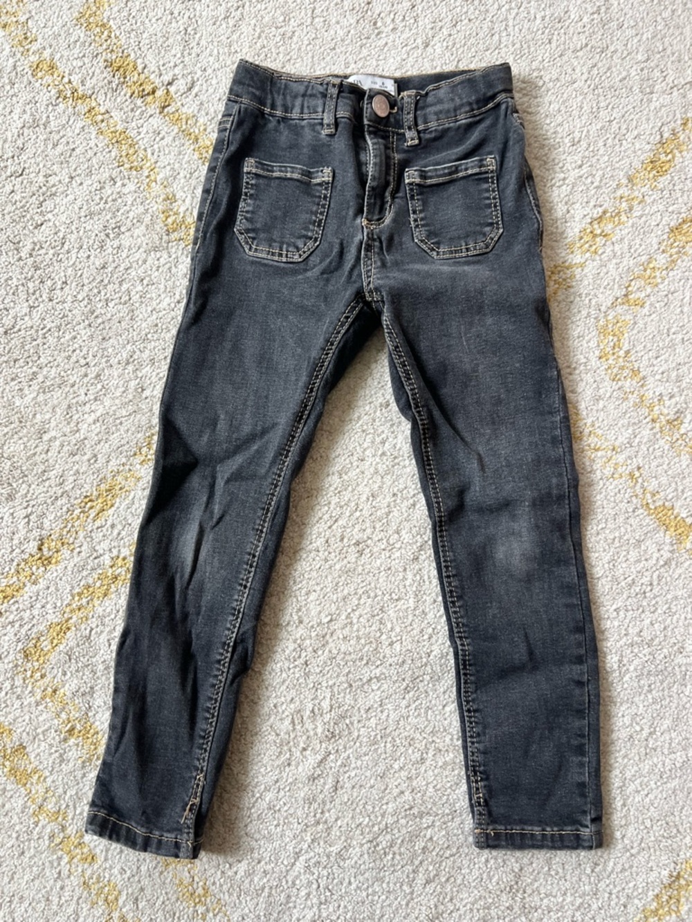 Zara Charcoal Gray Kids' Skinny Jeans